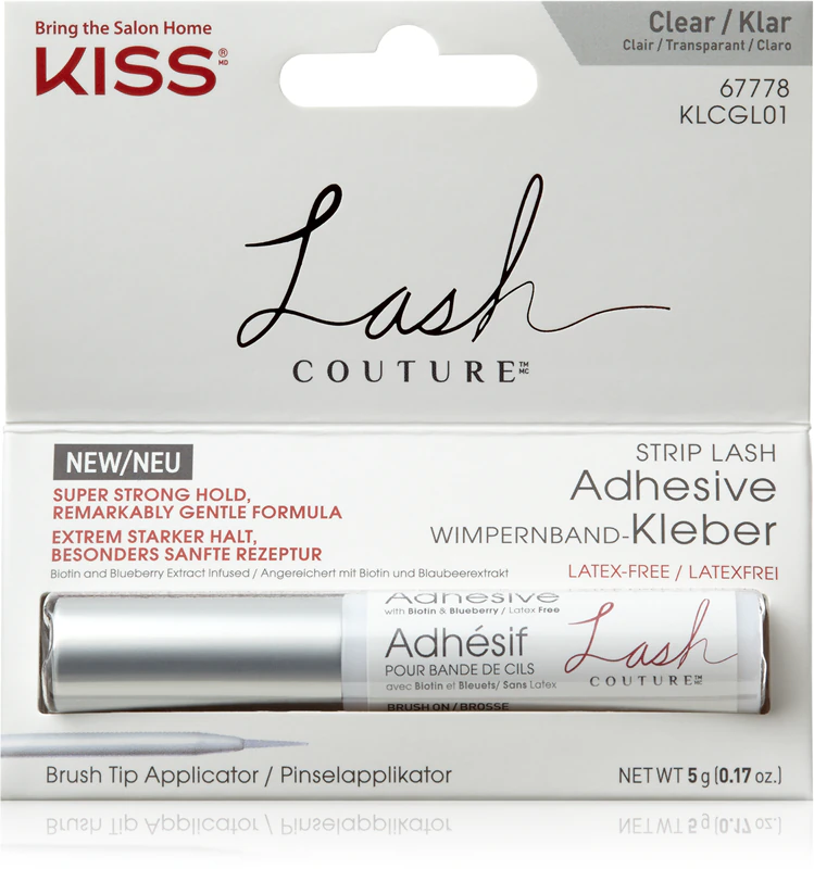 Cola para cílios KISS Lash Couture com aplicador