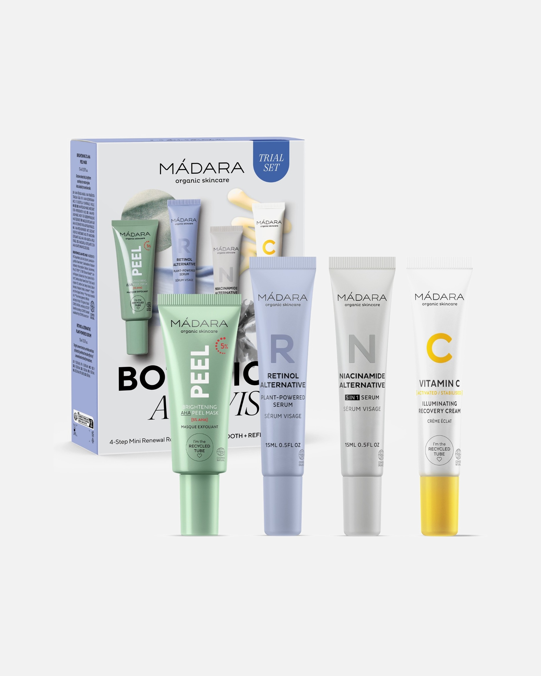 MÁDARA Botanic Activist Mini-routine rénovatrice en 4 parties