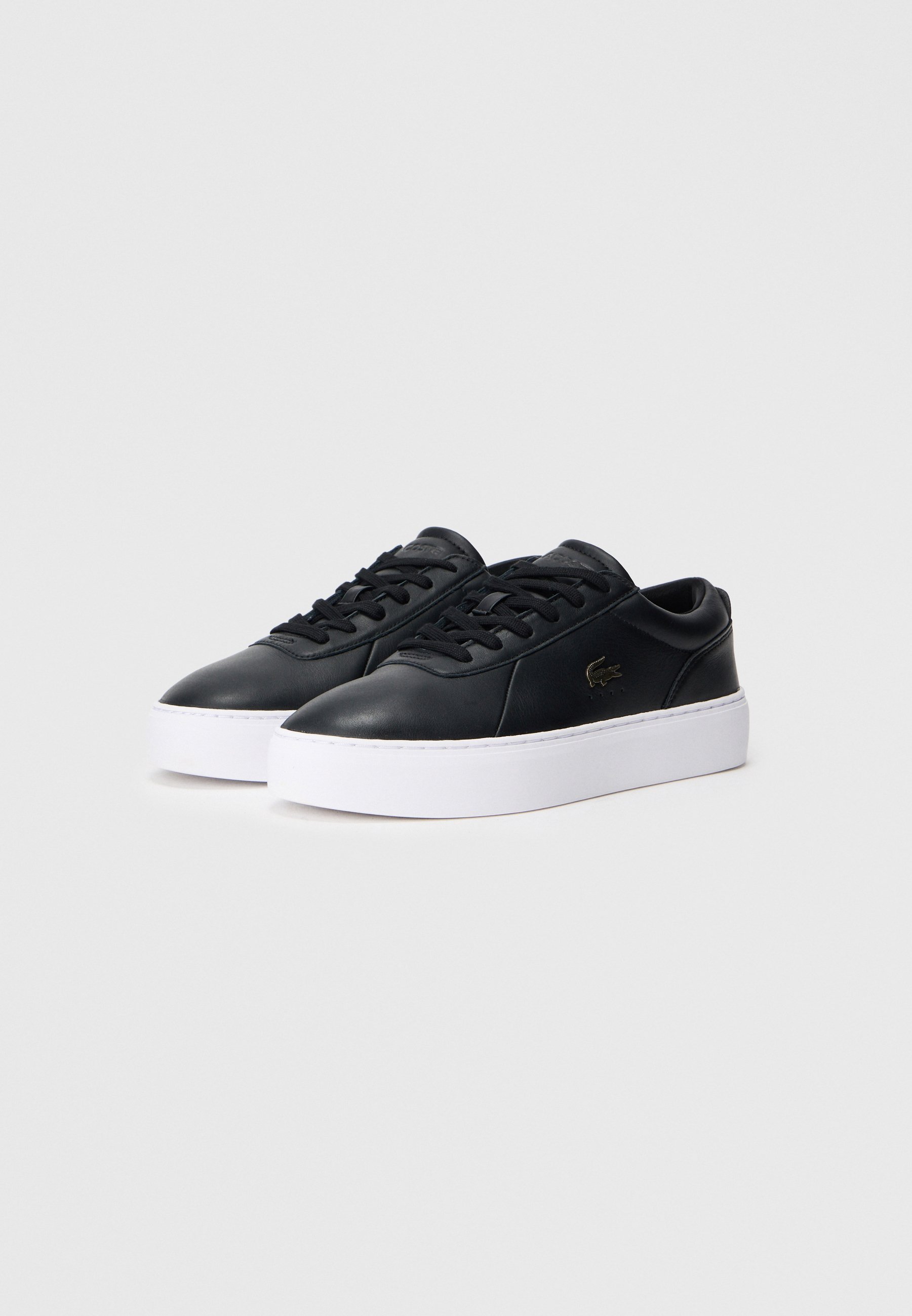 Lacoste COURT SET 225 - Scarpe da ginnastica - nero/bianco