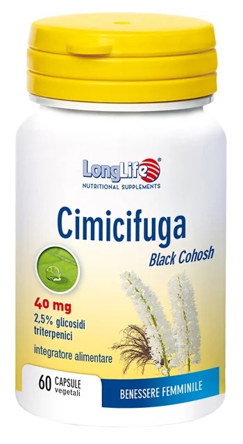LongLife Cimicifuga 60 capsules Voedingssupplement voor het welzijn van vrouwen