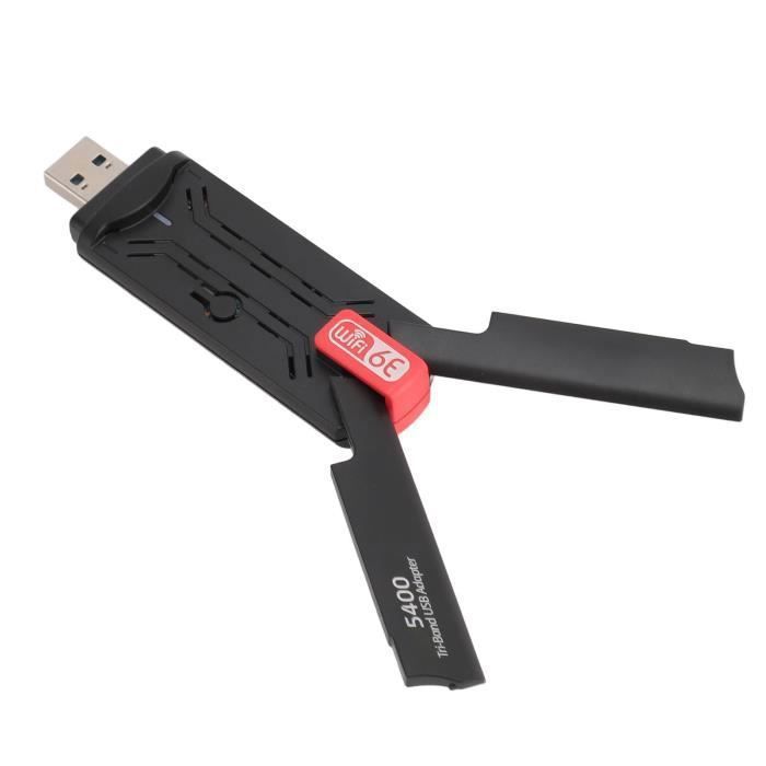 USB WiFi -sovitin 6E Tri-Band 5400Mbps langaton USB-verkkosovitin tietokoneelle