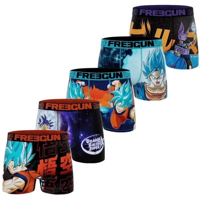 FREEGUN 5-pack jongens boxershorts met Dragon Ball Super-print