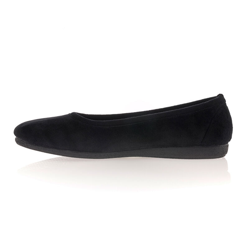 Pantuflas negras para mujer