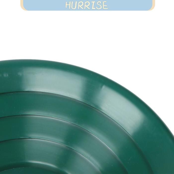Tbest Poêle à or 4pcs Green Mining Gravity Trap Gold Washing Pan Tray Kit Mine Search Detector quincaillerie gaz