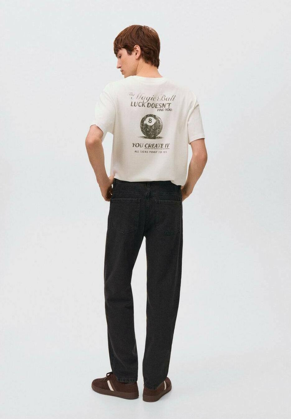 Mango Kids TEEN - Jeansy z prostą nogawką - czarny denim