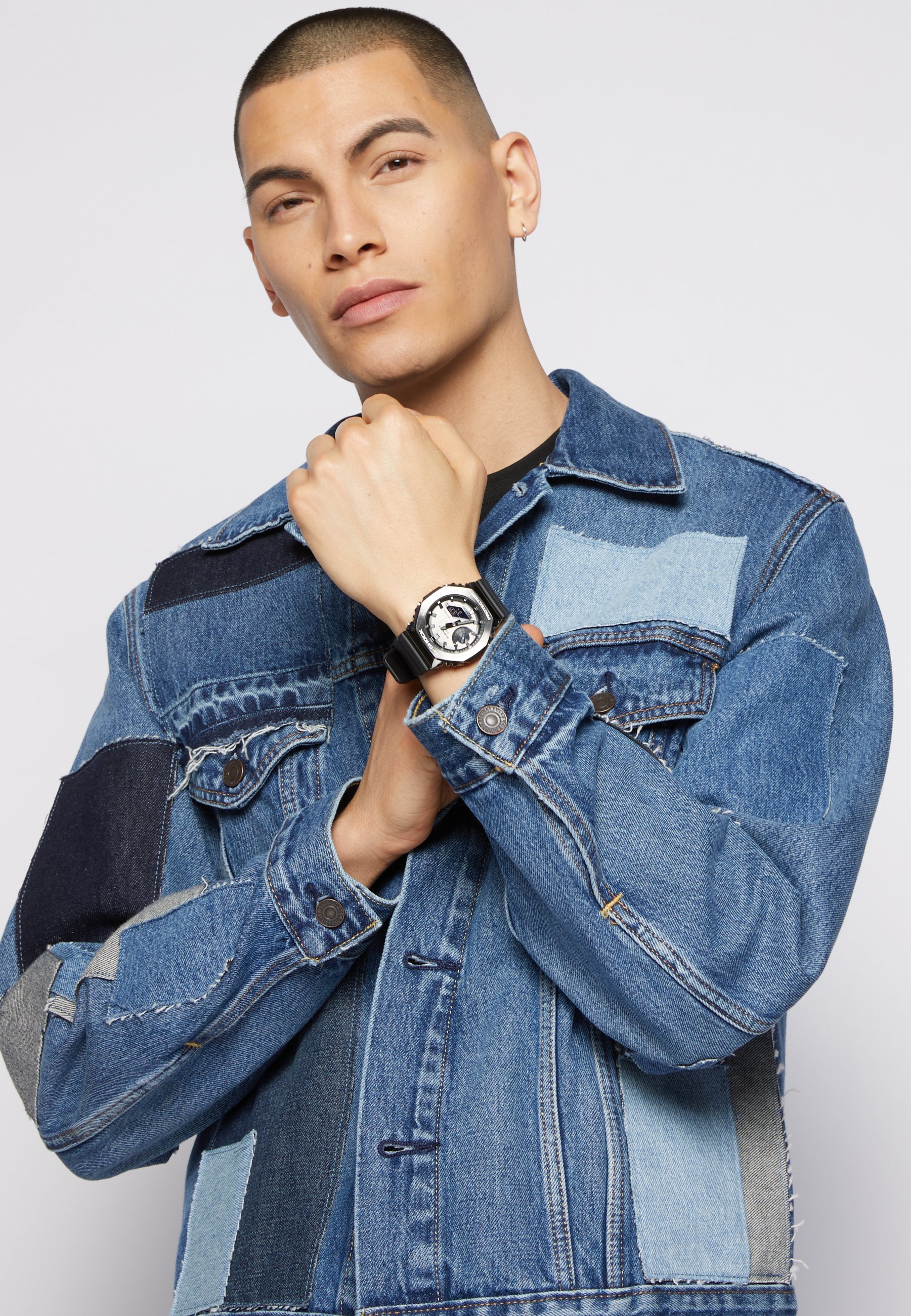 Orologio cronografo G-SHOCK METAL SERIES GM-2100 UNISEX - nero/grigio