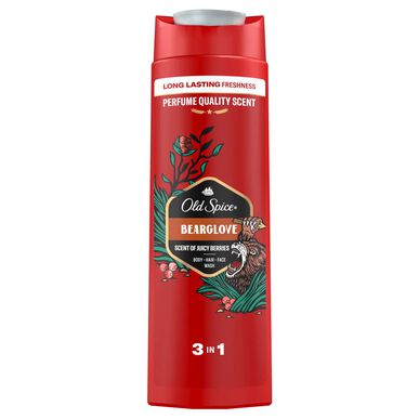 Old Spice Bearglove miris sočnih bobica 3 u 1 šampon i gel za tuširanje za muškarce 400 ml