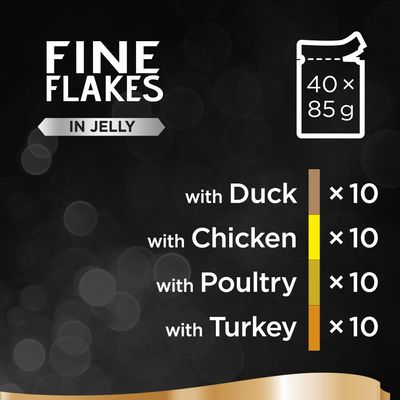 Sheba Fine Flakes drůbeží kolekce v želé