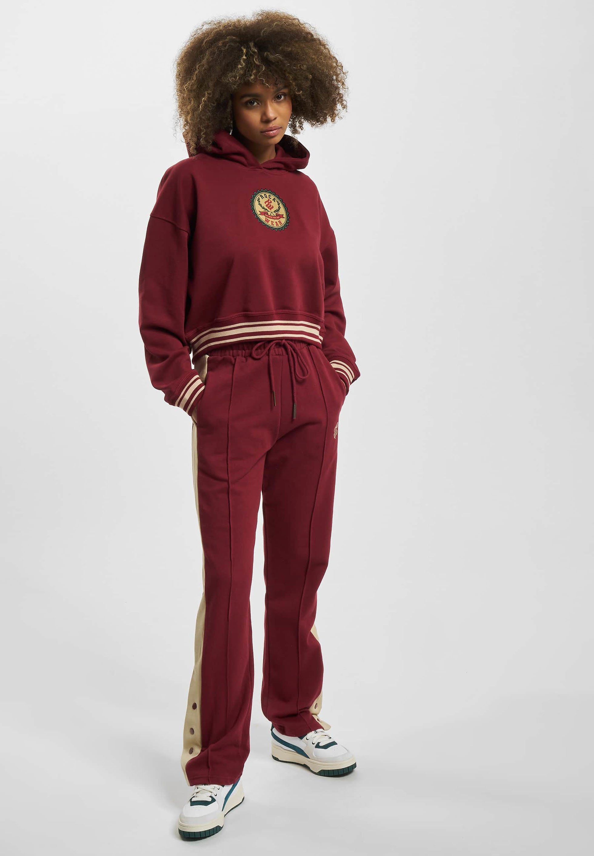 Rocawear KANSAS - Sweat à capuche - bordeaux