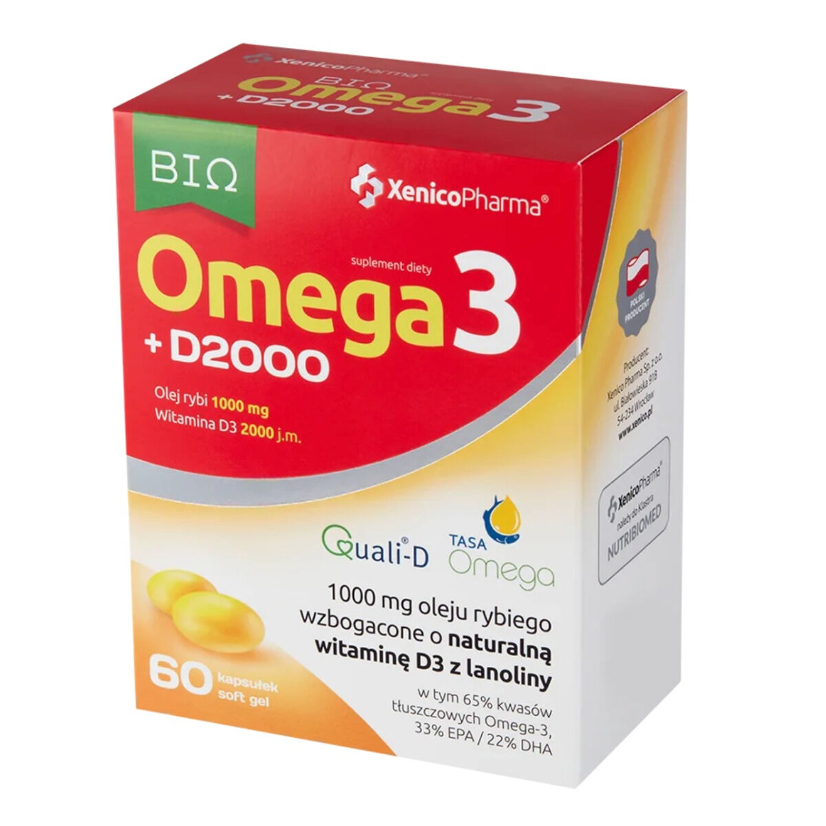 Xenico Pharma Omega 3 D3 2000