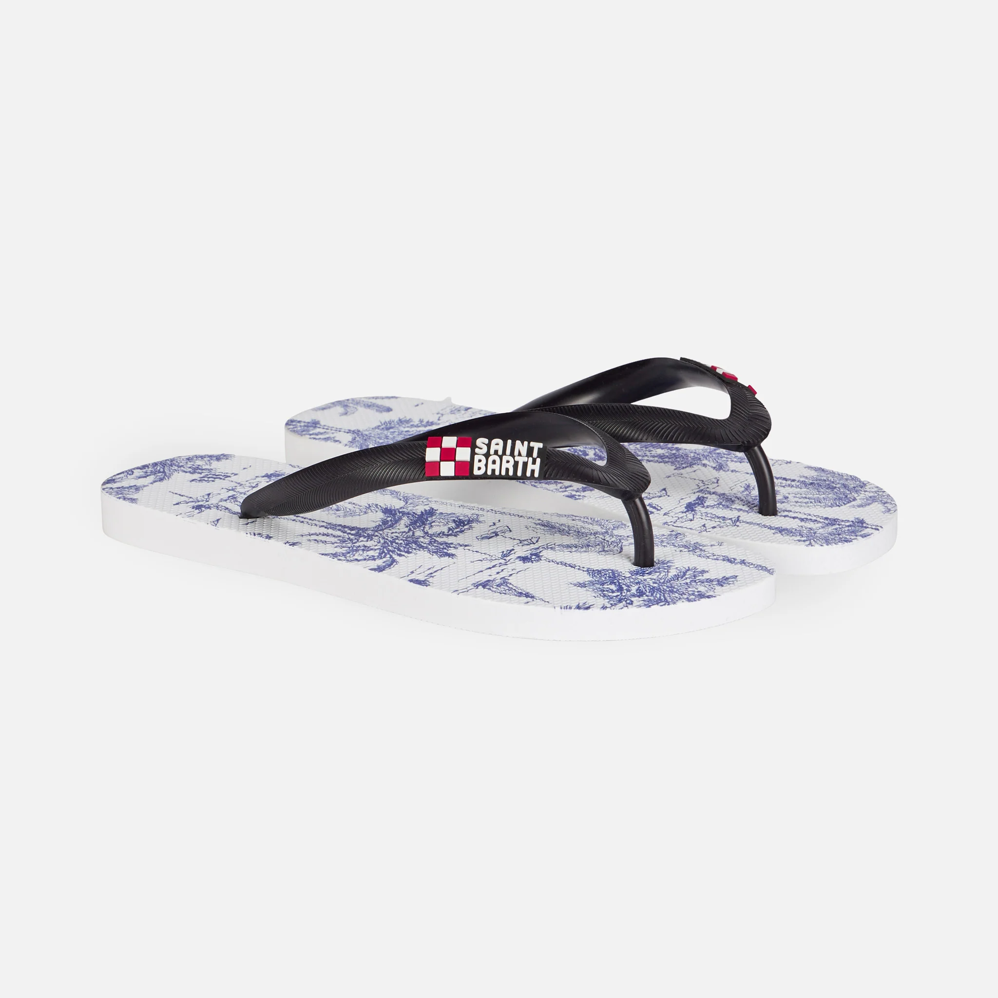 Tongs pour femmes à imprimé plage