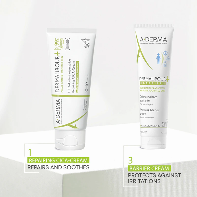 A-Derma Dermalibour+ regenererende crème voor de geïrriteerde huid