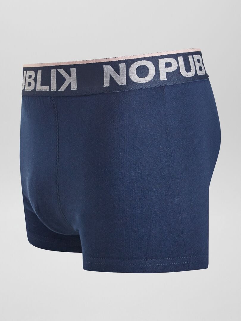 Set van 3 'No Publik' boxershorts - ROZE