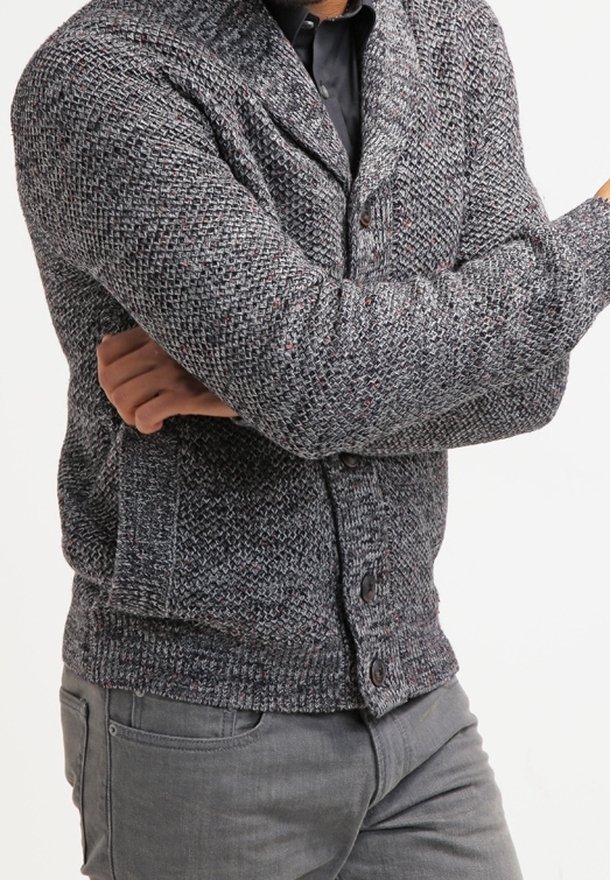 Pier One Cardigan – meliertes Dunkelgrau