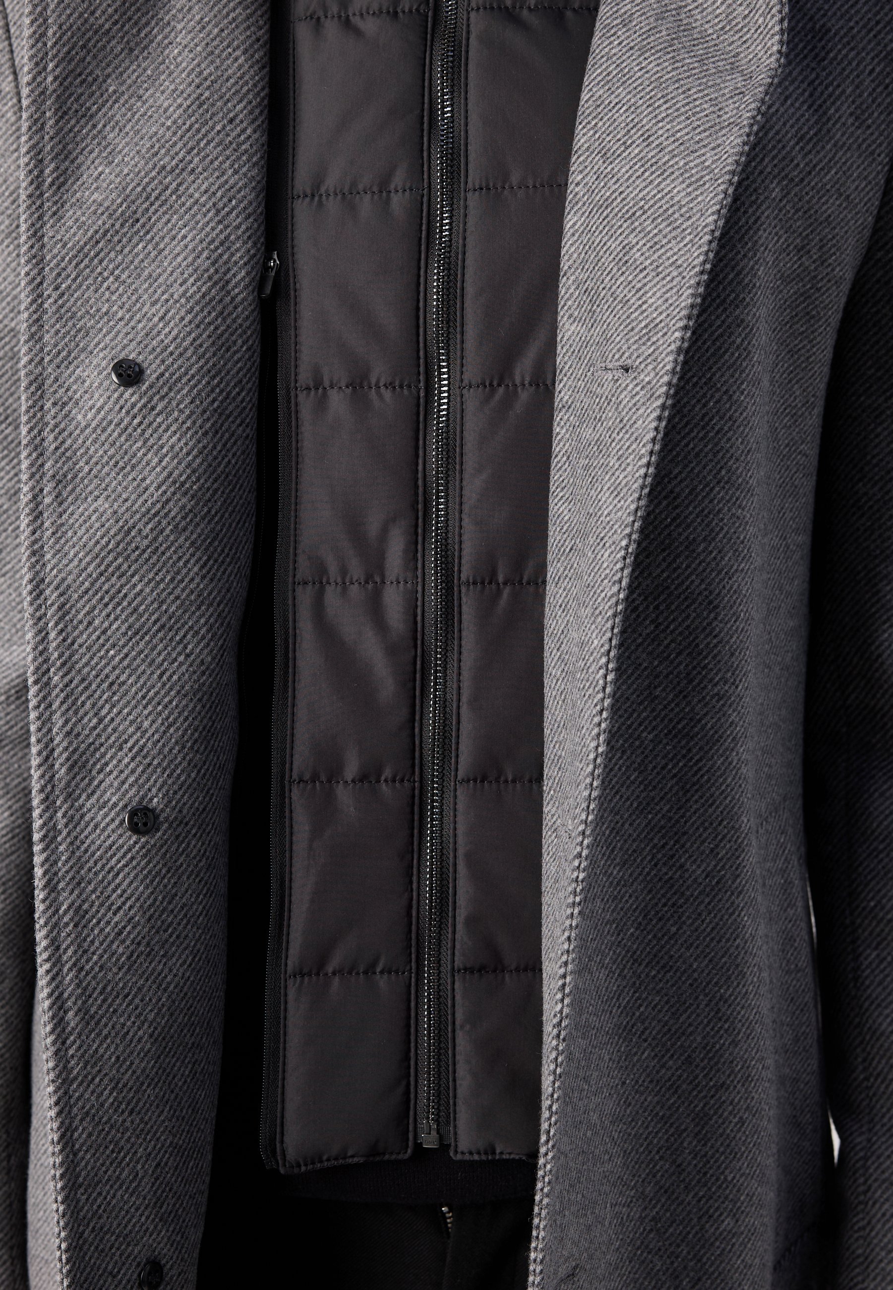 BOSS H-HYDE-SU-BIB-C-254 - Manteau classique - gris foncé