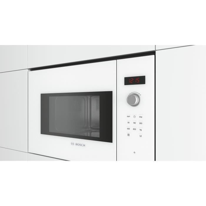 Forno a microonde da incasso - BOSCH SER4 - BFL523MW1F - Bianco - 59,4 x 31,7 x 38,2 cm
