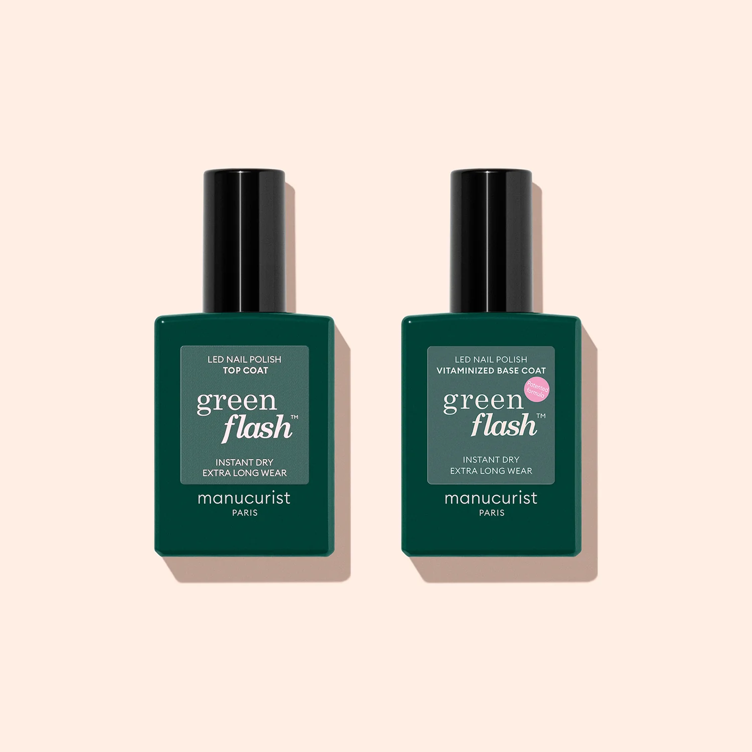 Semi-permanent LED Green Flash™ - 15 ml Top Coat Green Flash™