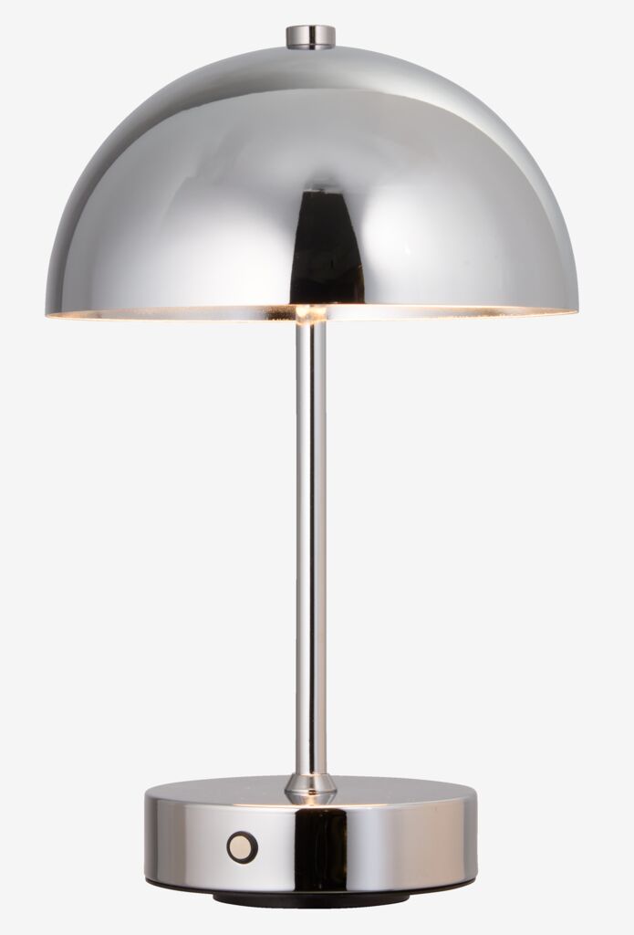KENT KENT svjetiljka na baterije Ø16xV25cm s tajmerom, kromirana