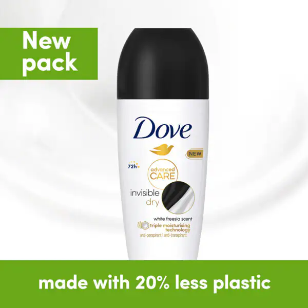 Dove Adv antiperspirant dezodorant roll-on neviditeľný 50 ml