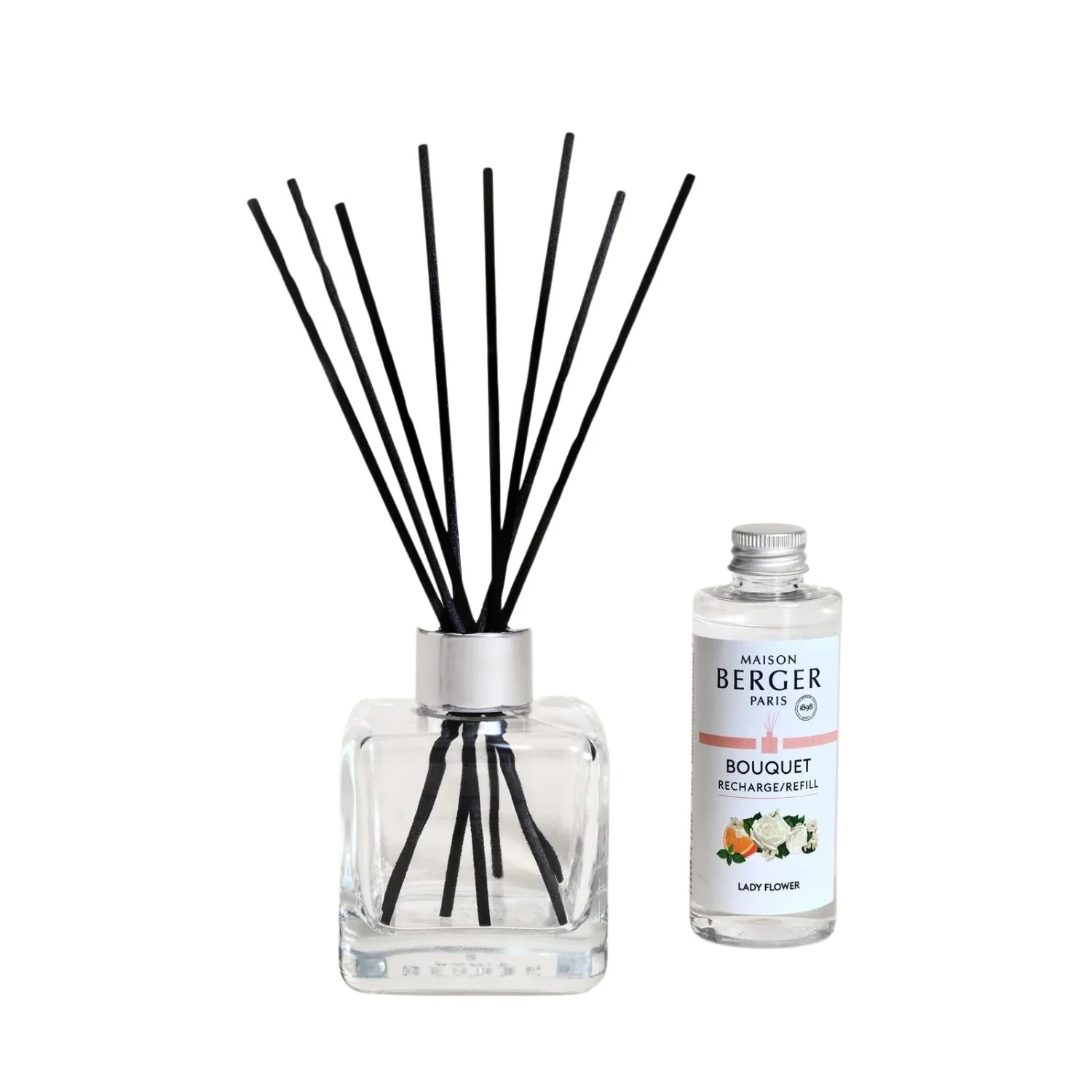 Bouquet Parfumé Bouquet Cube con Bastoncini - Diffusore di Profumo