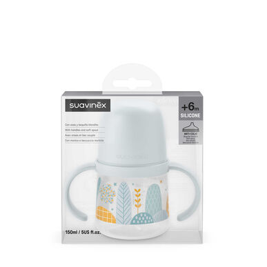 Biberon Suavinex avec embout anti-fuites, 150 ml