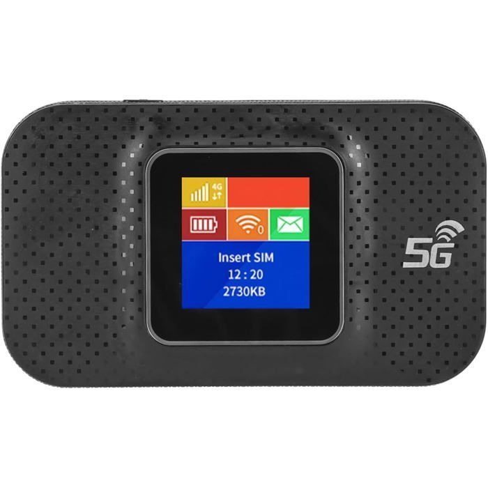 Punto de acceso WiFi móvil, dispositivo de punto de acceso WiFi 4G LTE desbloqueado, router WiFi portátil con ranura para tarjeta SIM para...