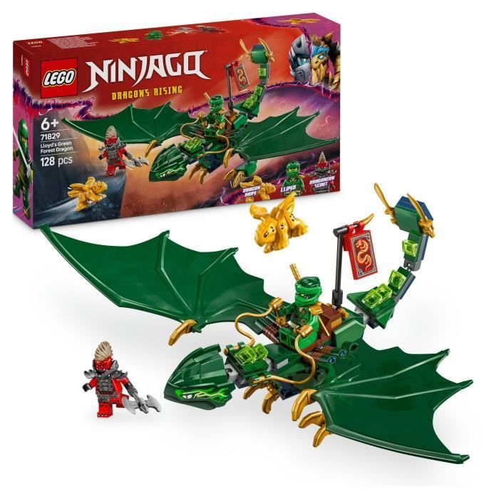 LEGO NINJAGO 71829 Drago della Foresta Verde di Lloyd - Set di costruzioni per bambini dai 6 anni in su