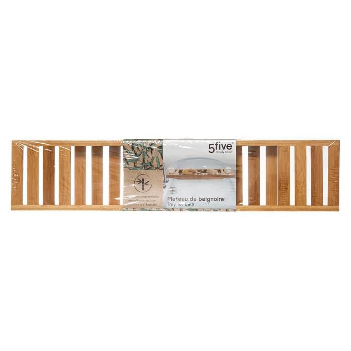 Bandeja de baño de bambú de 70x15 cm - 5 five simply smart