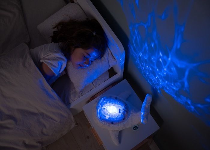 Cloud b - Luz nocturna recargable con forma de ballena tranquila blanca - BTL DIFFUSION