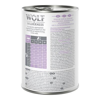 Little Wolf of Wilderness 6 x 400g