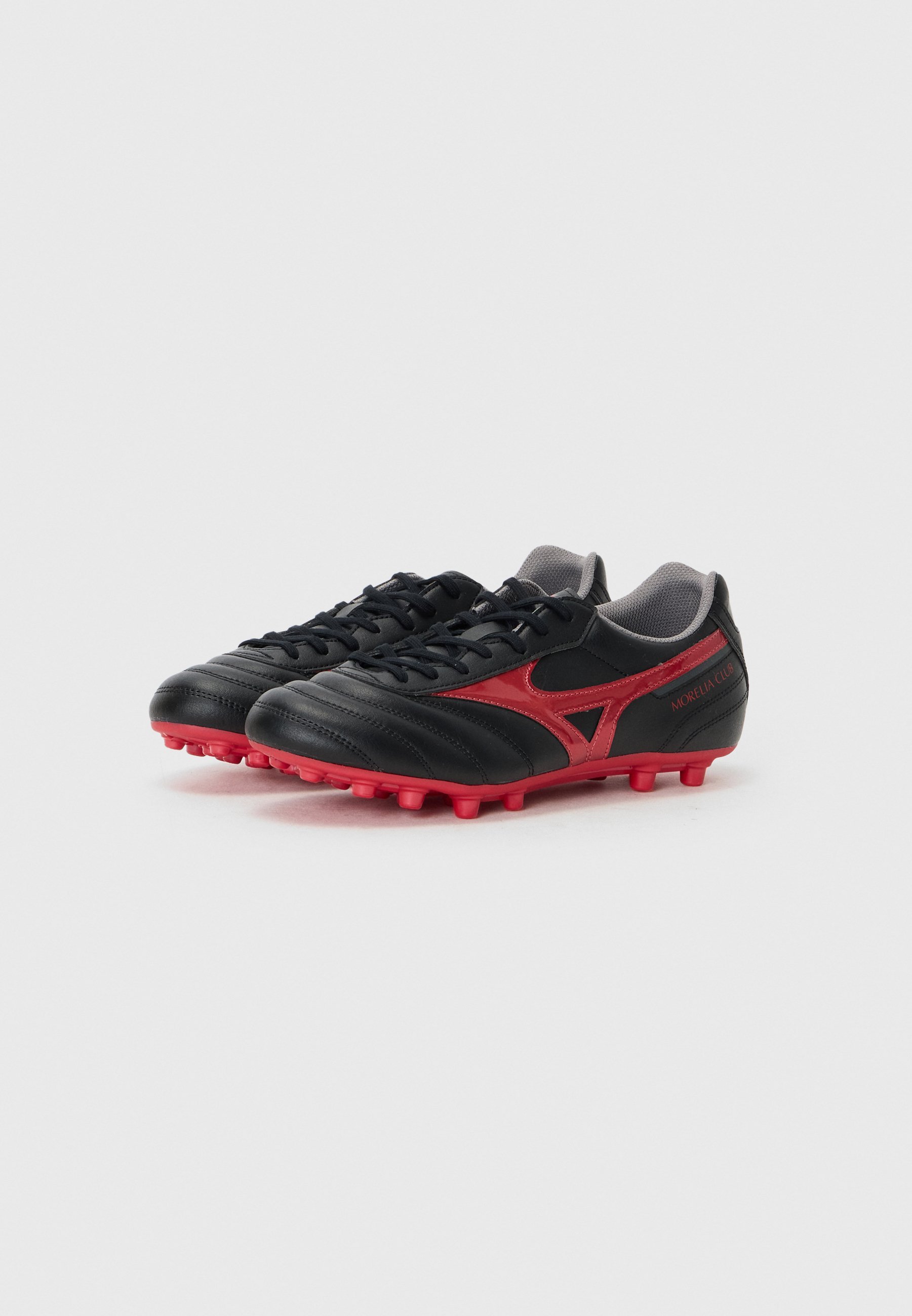 Mizuno MORELIA II CLUB UNISEX - Voetbalschoenen voor stevige ondergrond - zwart/rood/zwart zand