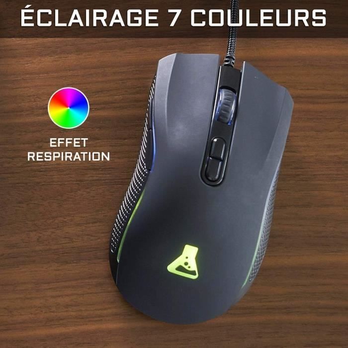 Kit Gamer 4 em 1 - The G-Lab - Combo YTTRIUM - Mouse com fio - Teclado com fio - Mousepad