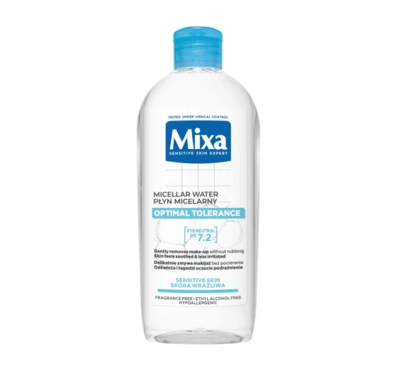 Mixa Optymalna Tolerancja płyn micelarny do skóry bardzo wrażliwej i reaktywnej 400 ml