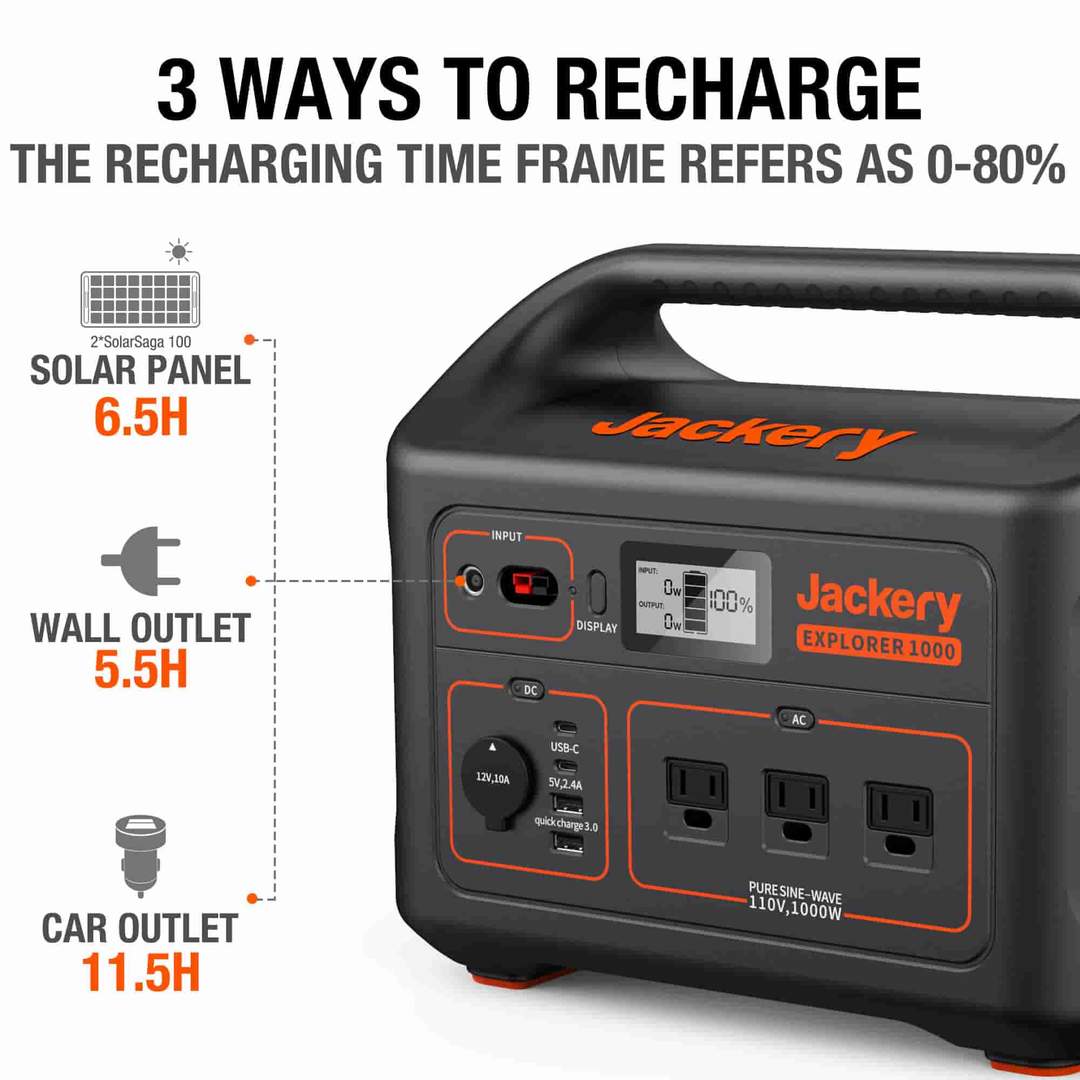 Jackery Explorer 1000 Tragbare Powerstation