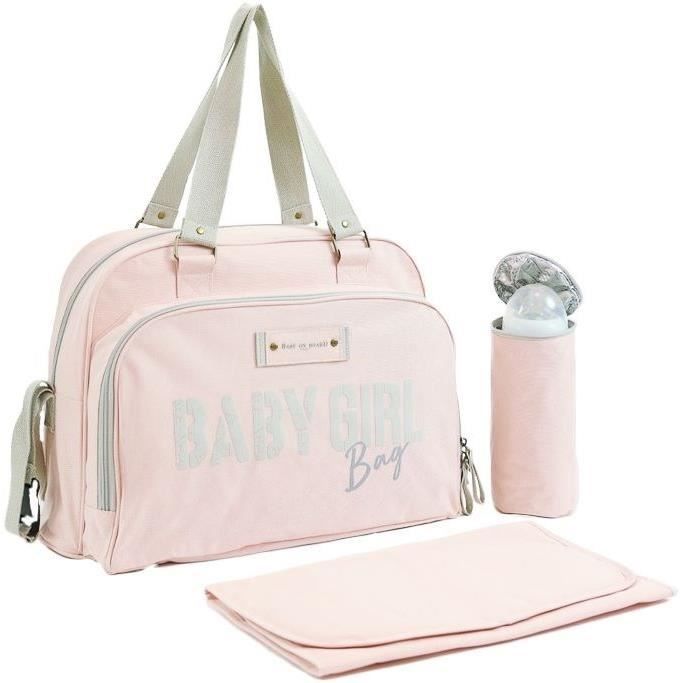 BABY ON BOARD SIMPLY BABYBAG Wickeltasche - Rosa