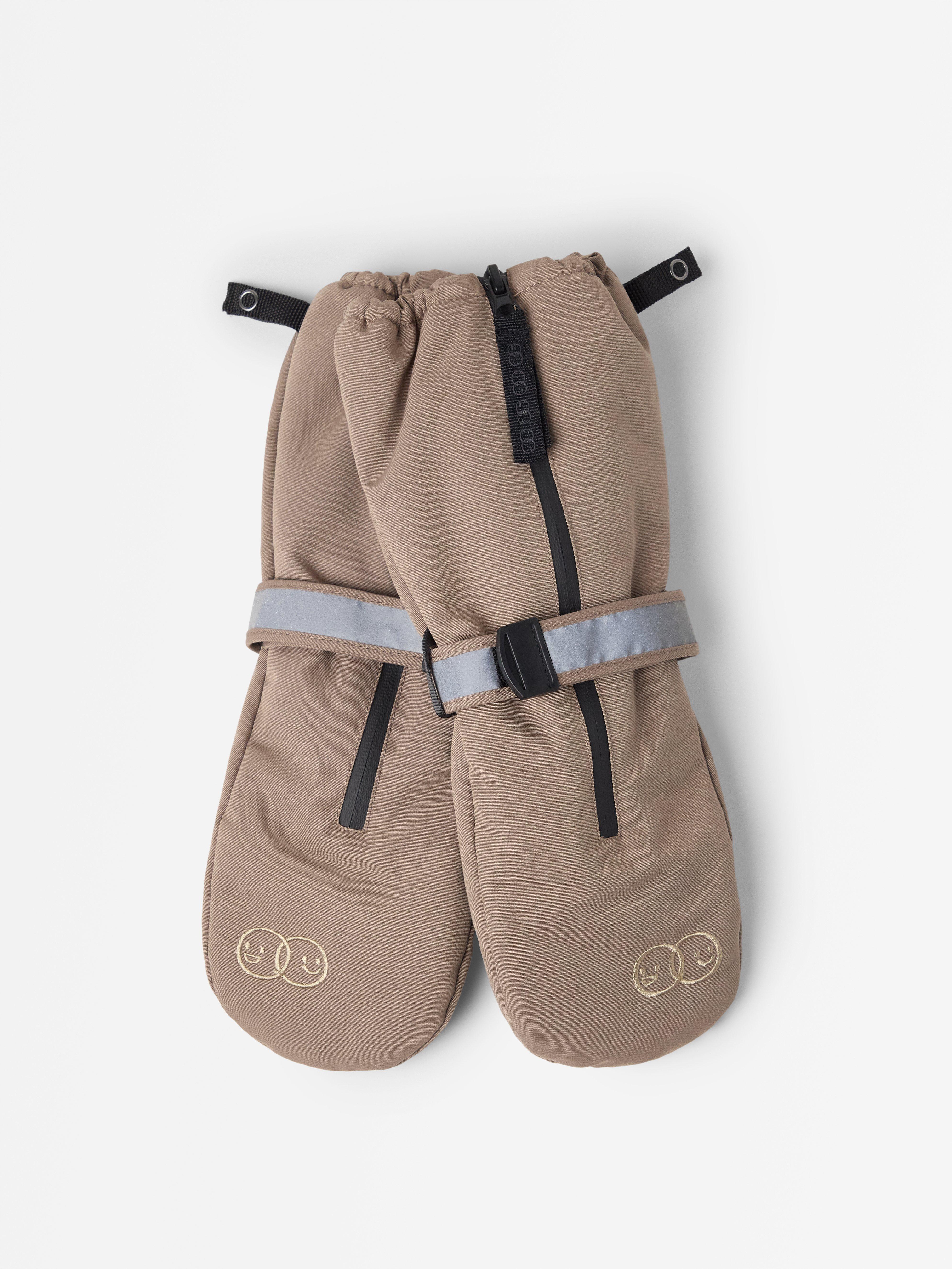 Vattentäta tumvantar med dragkedja – Kids Performance Wear Dark Khaki