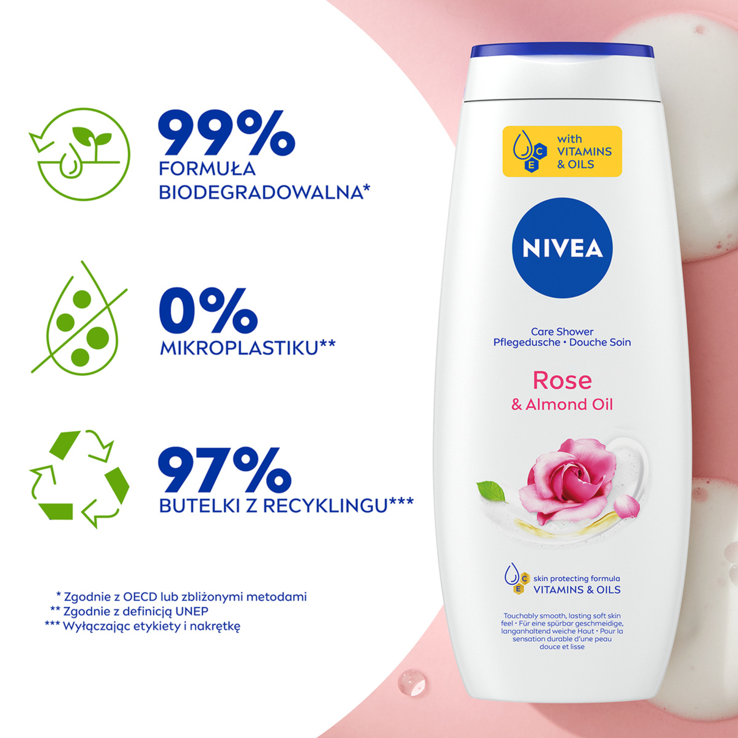 Nivea gel za tuširanje 500ml Harmony Time