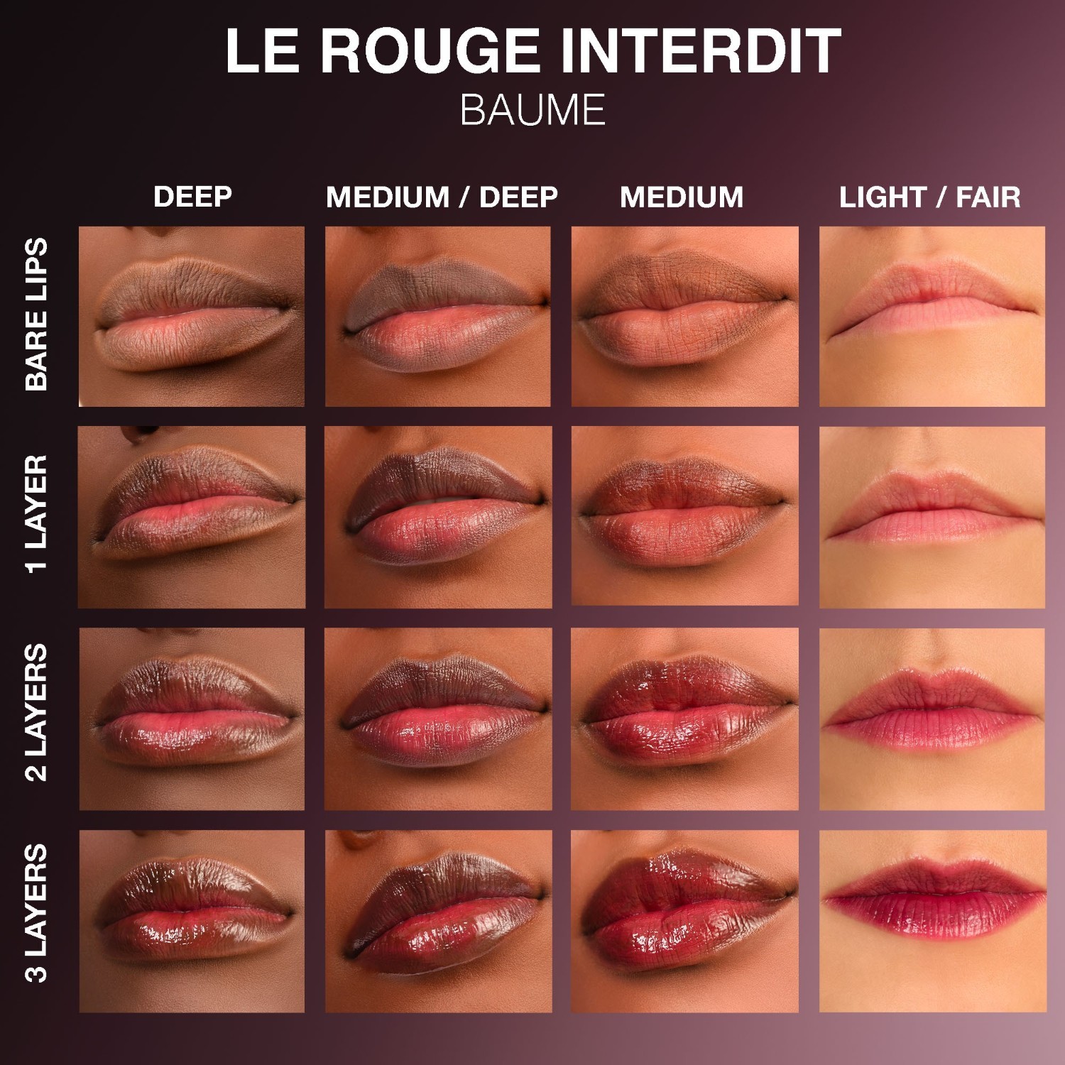 Balzam za usne Le Rouge Interdit Baume - 3 g