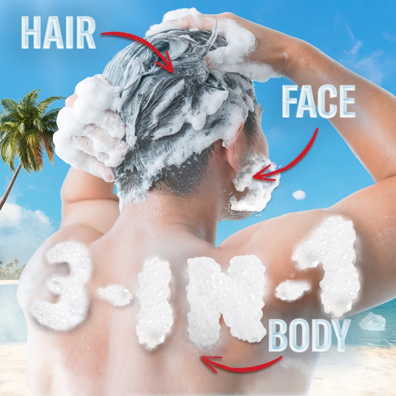 „Old Spice Cold Spice“ 3 viename dušo želė