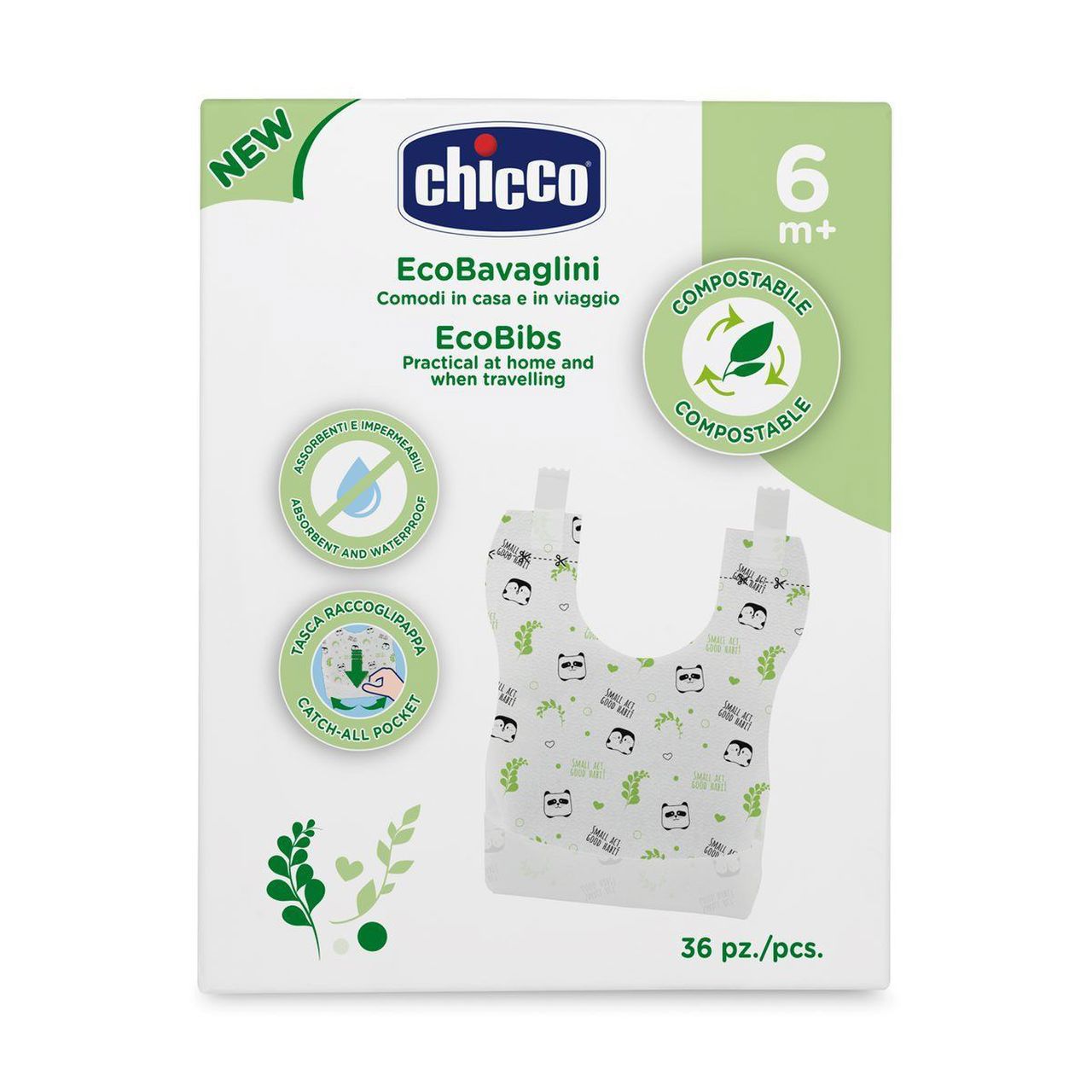 Biologicky rozložiteľné podbradníky EcoBibs