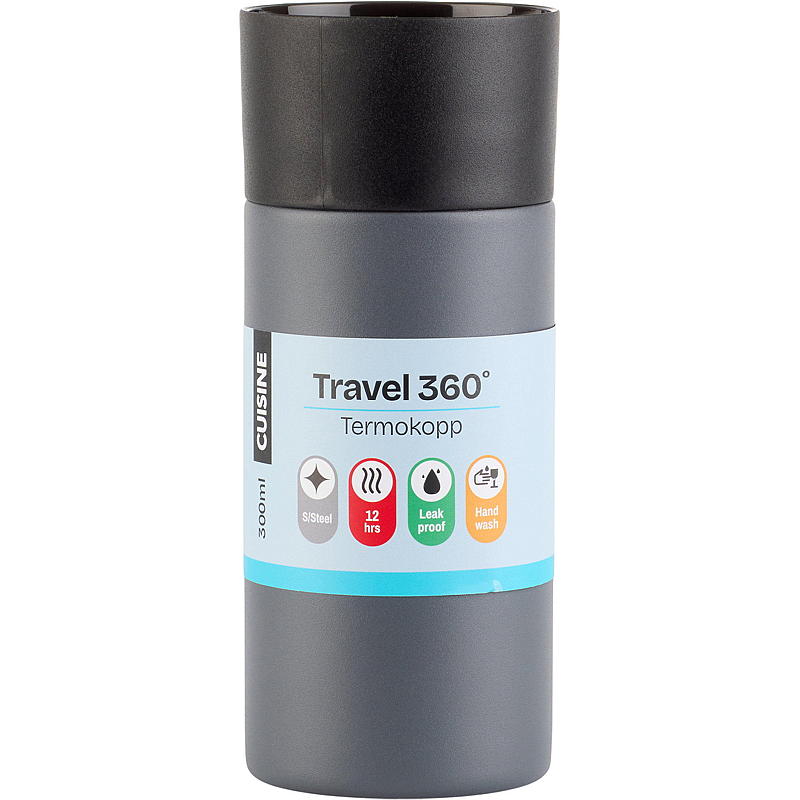 Taza térmica Cuisine Thermos de 300 ml para viajes 360° Cuisine