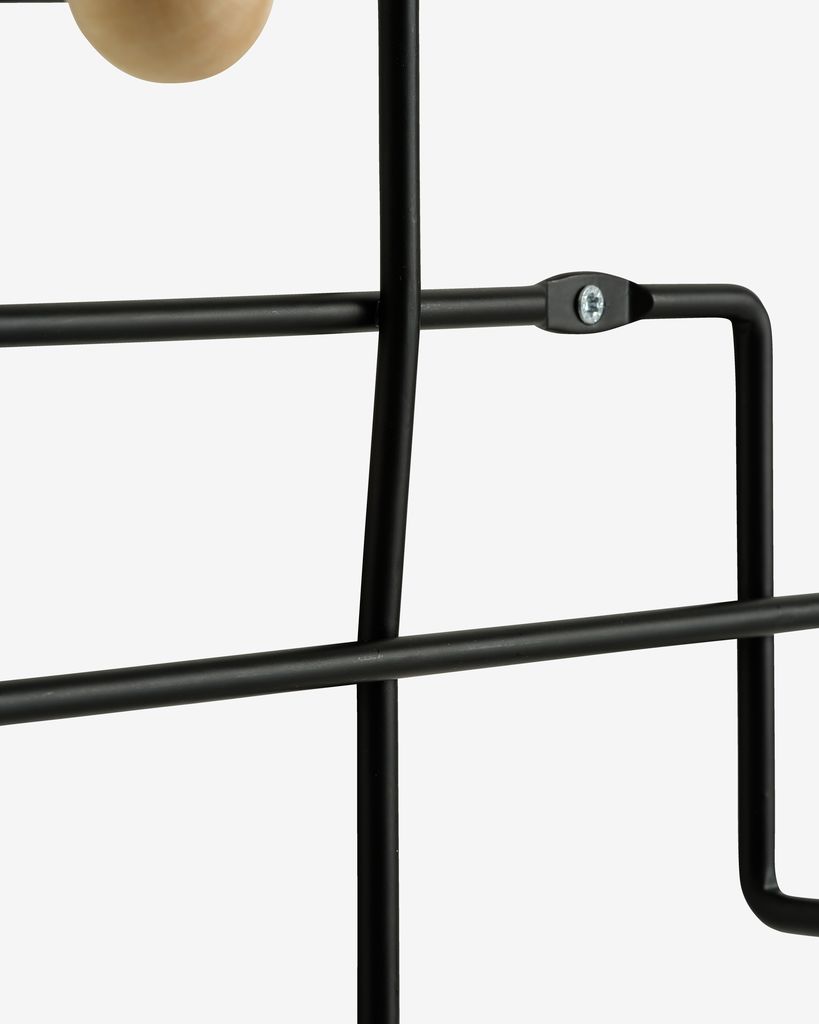 Háčik GAMBY Háčiky GAMBY 6 v prírodnej/čiernej farbe