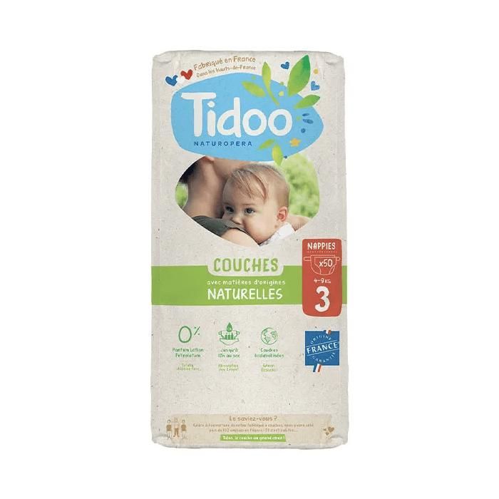 Pannolini Tidoo con etichetta ecologica, taglia 3 (4-9 kg)