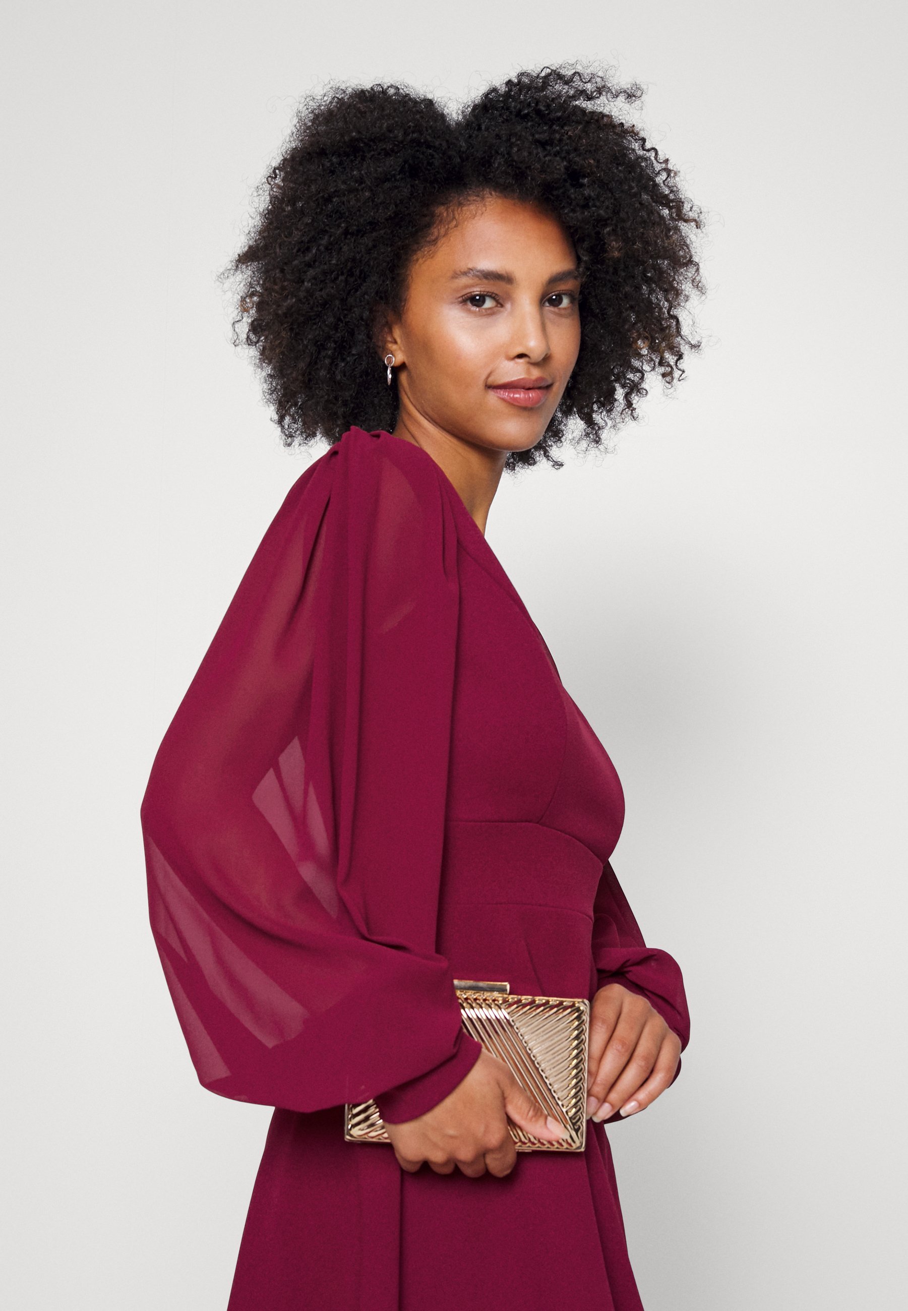 Robe à manches courtes WAL G PETITE KAT - Robe en jersey - couleur vin de baies