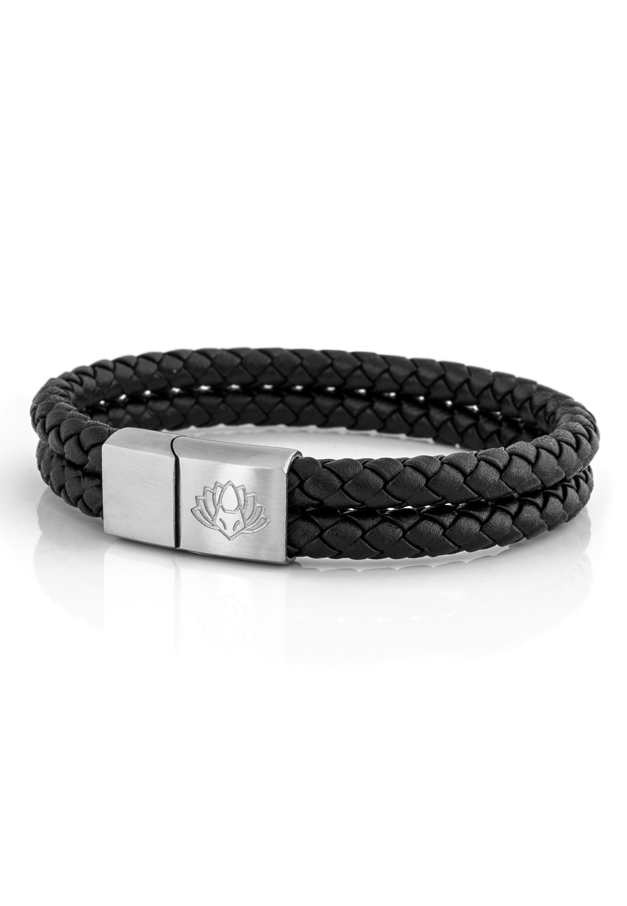 Akitsune SIMPLICITAS - Pulseira - nas cores preta e prata