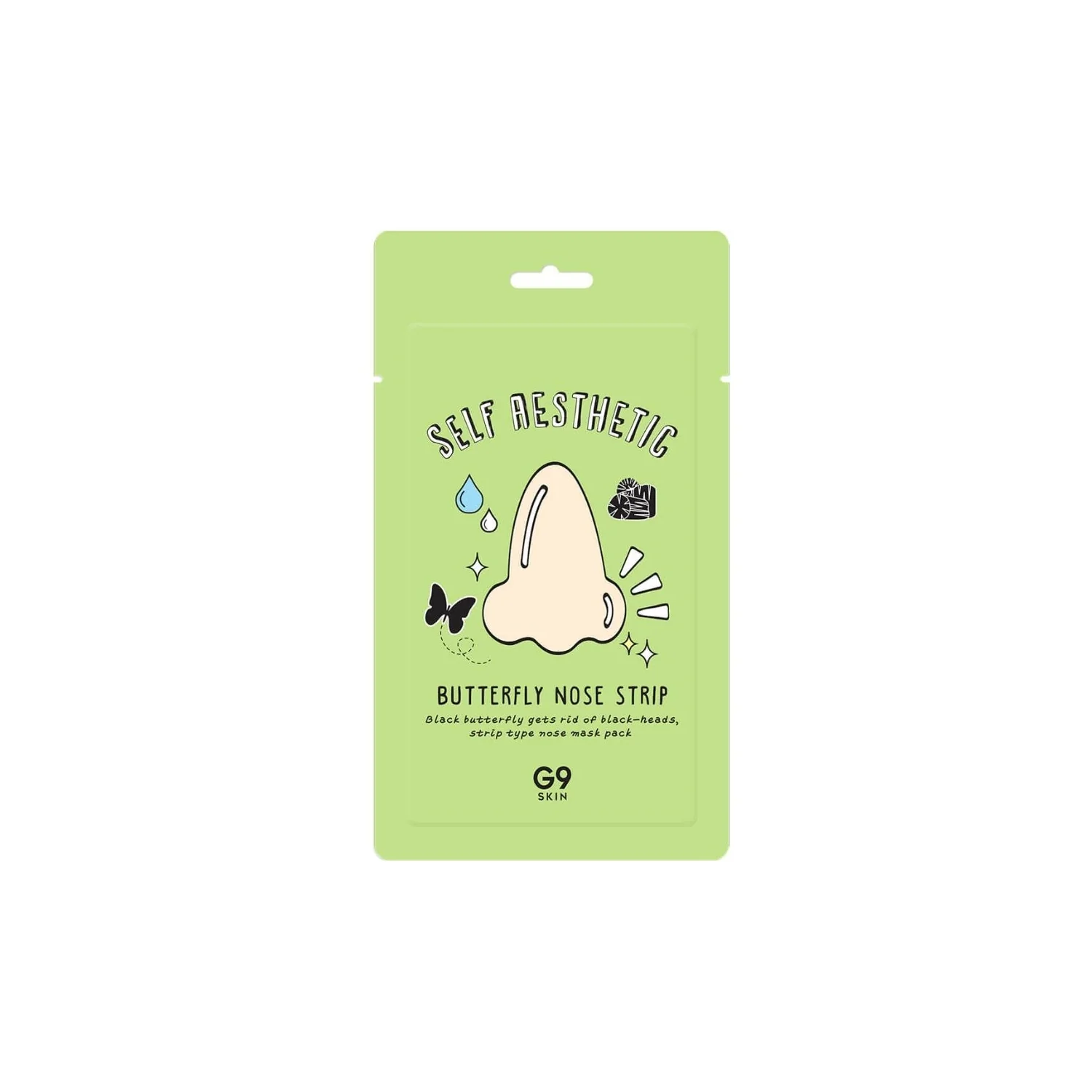 Self Aesthetic Mask Self Aesthetic Butterfly Nose Strip - Maschera Purificante viso