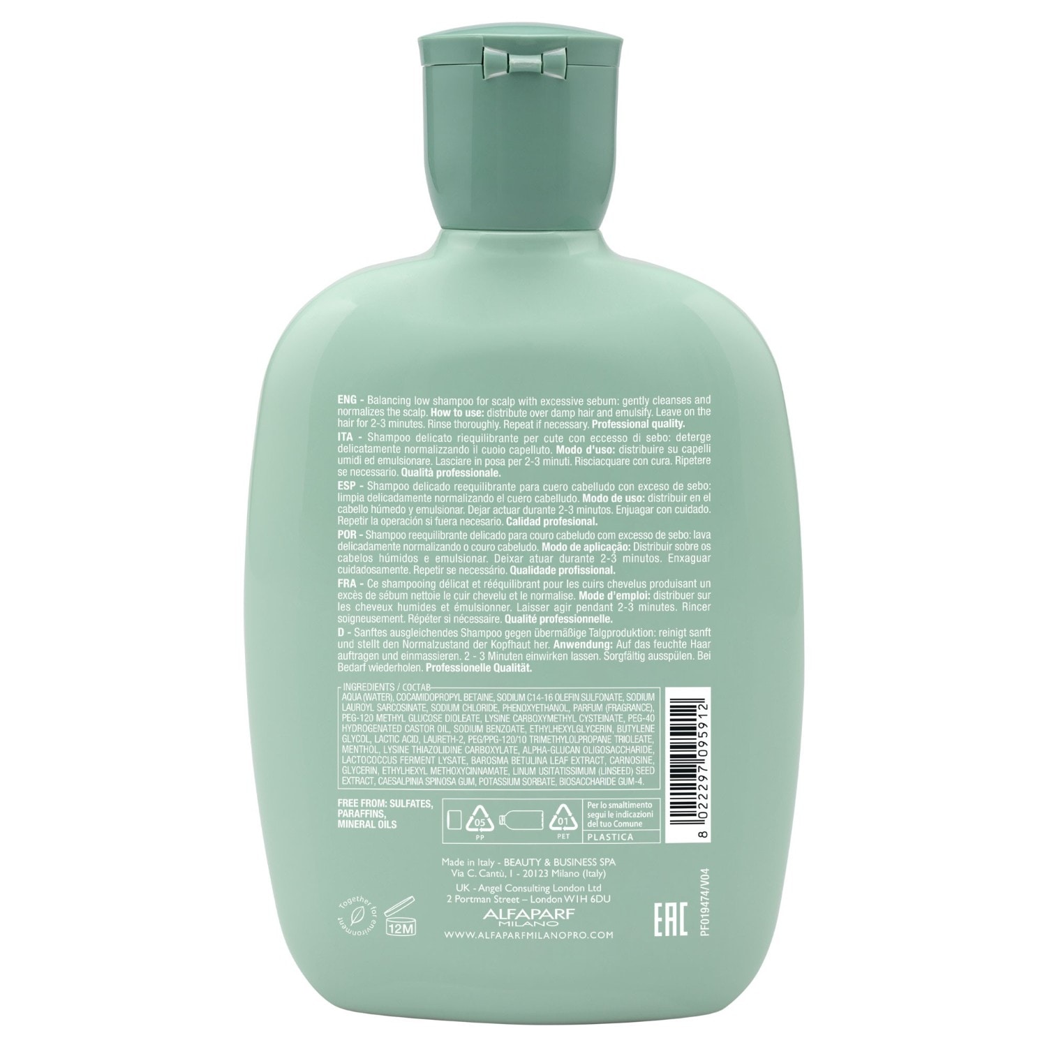ALFAPARF MILANO Šampon na vlasy Semi di Lino 250 ml - 250 ml