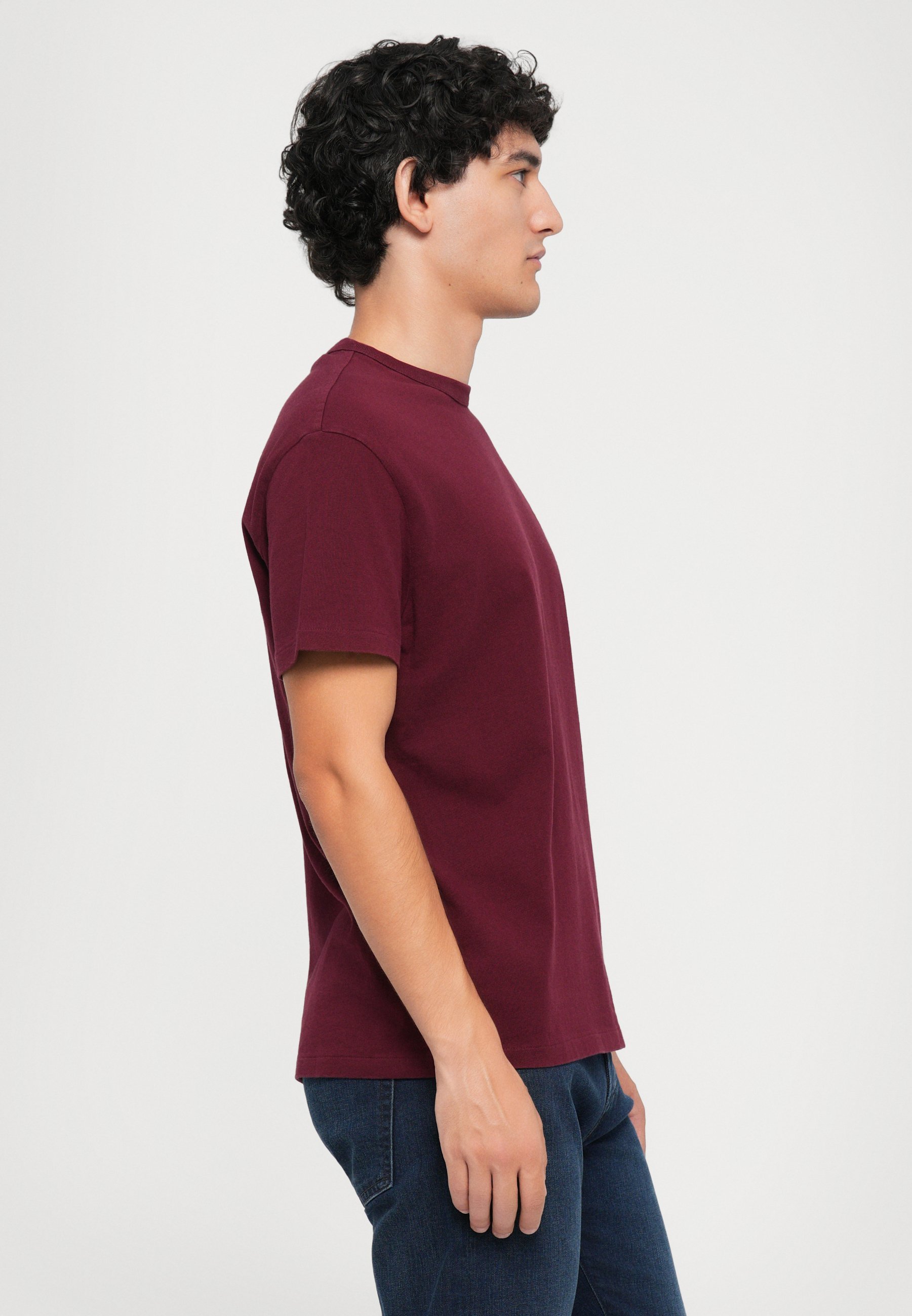 Polo Ralph Lauren MANCHES COURTES - T-shirt basique - couleur vin classique