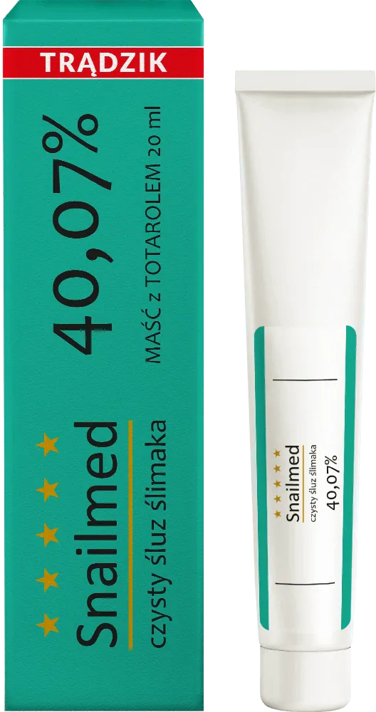 Snailmed Przeciwtrądzikowa maść ze śluzem ślimaka i totarolem, 20 ml
