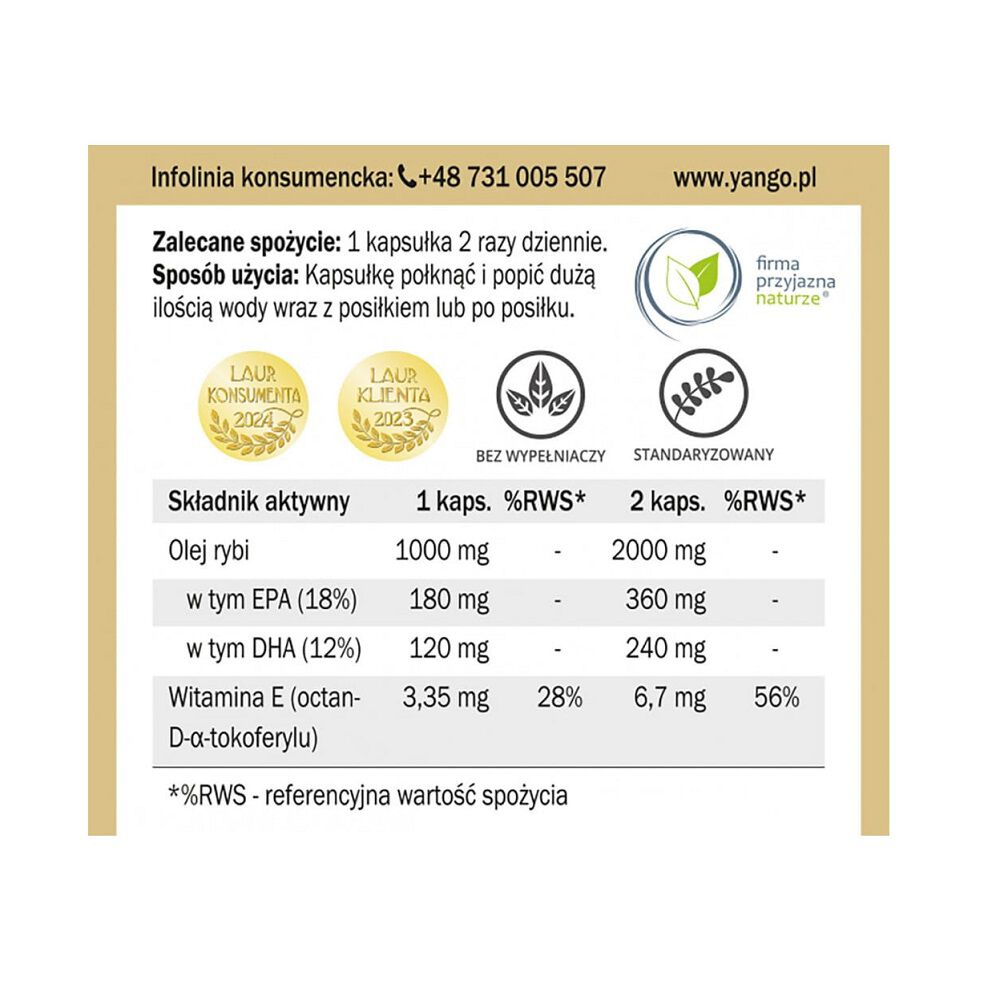 Yango Omega 3 1000mg